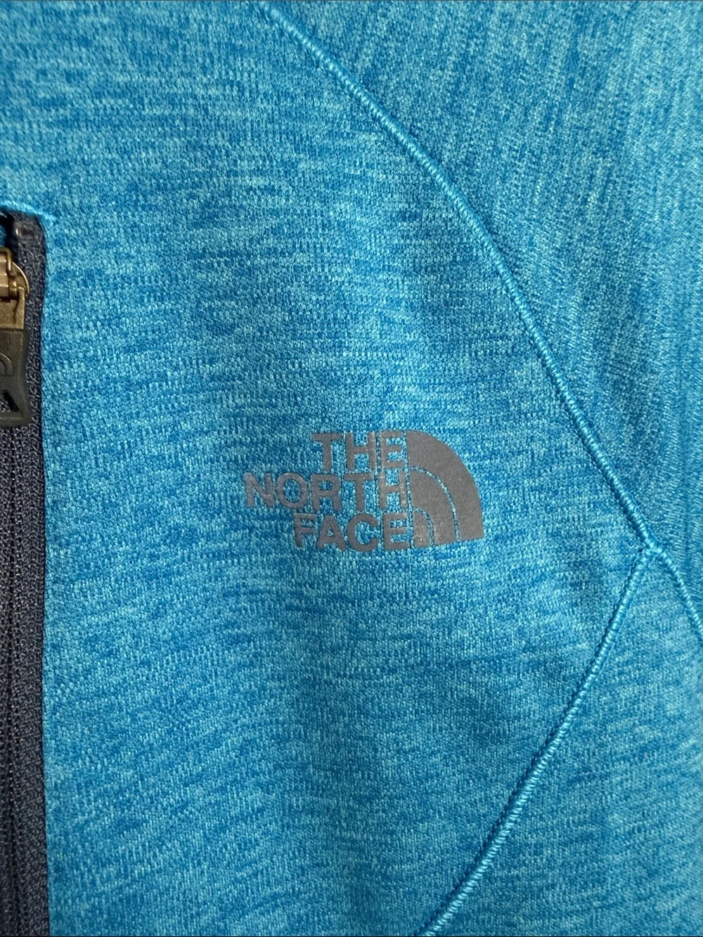The North Face Teal-Blue Half-Zip Pullover